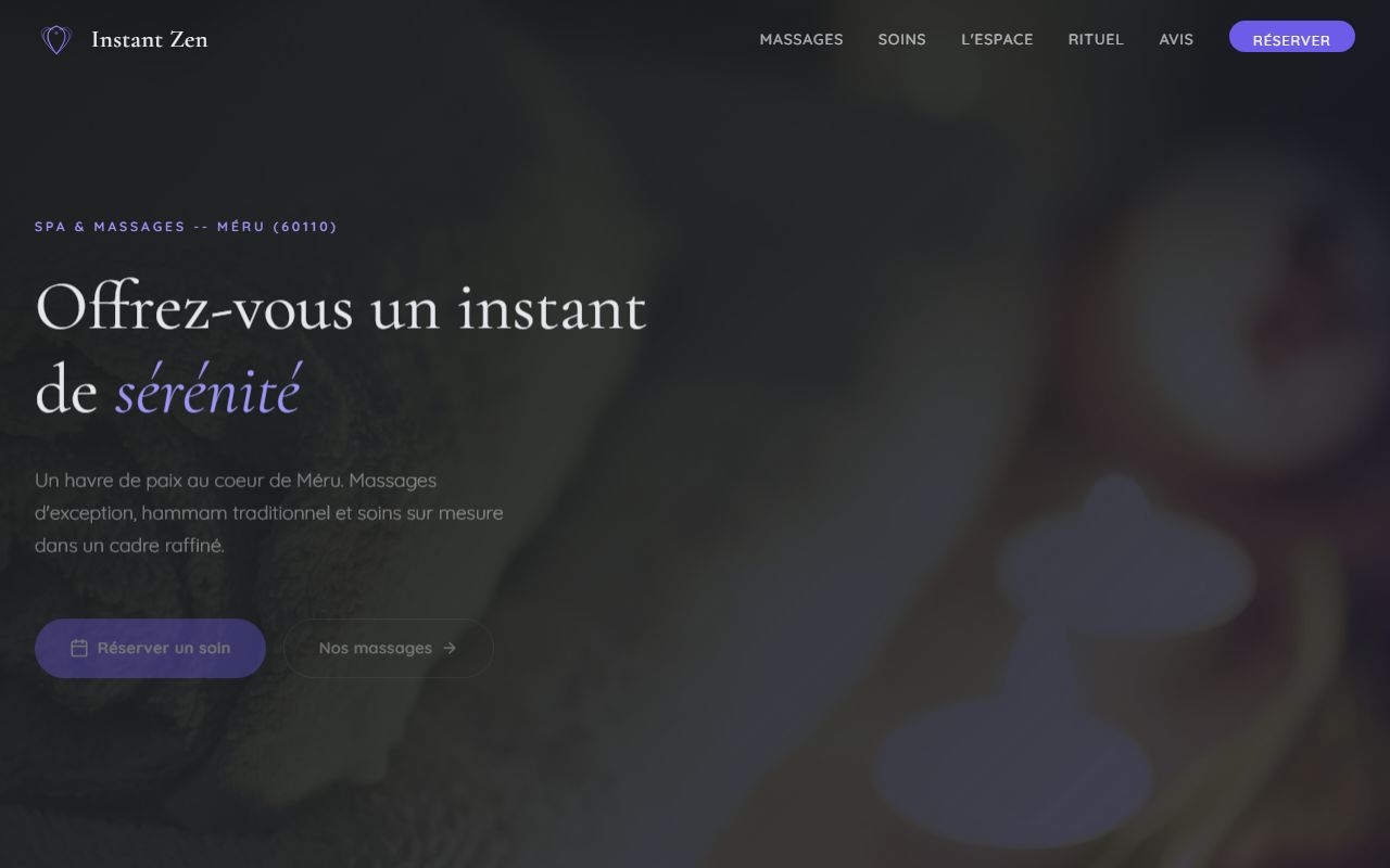 Aperçu de site Spa